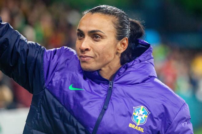 Marta se despide de los Mundiales tras la eliminación de Brasil (Foto: Cordon Press).