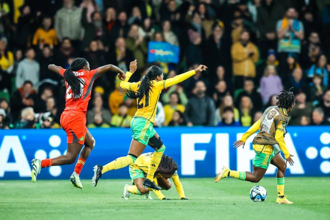 Jamaica celebra su clasificación ante Brasil (Foto: Cordon Press).