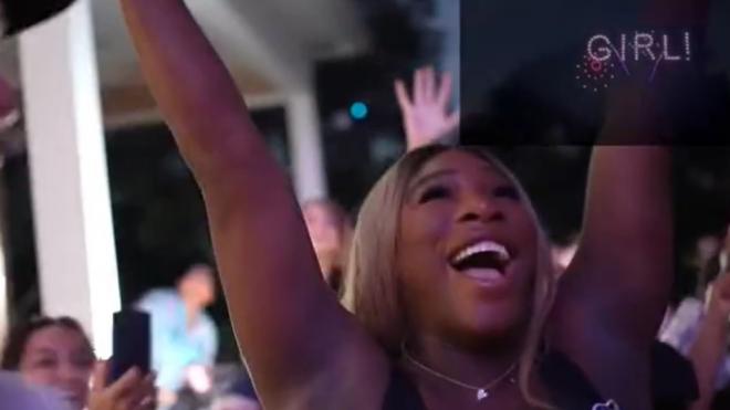 Serena Williams revela el género de su segundo bebé en una espectacular fiesta
