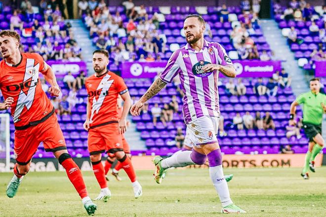 Iván Sánchez, ante el Rayo Vallecano (Foto: Sara Cabezas).