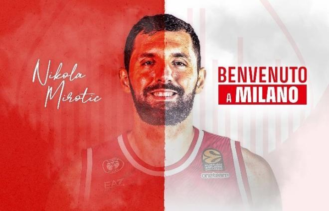 Nikola Mirotic firma por el Olimpia Milano y el Mónaco le 'humilla': 