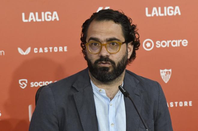 Víctor Orta, director deportivo del Sevilla FC (Foto: Kiko Hurtado).