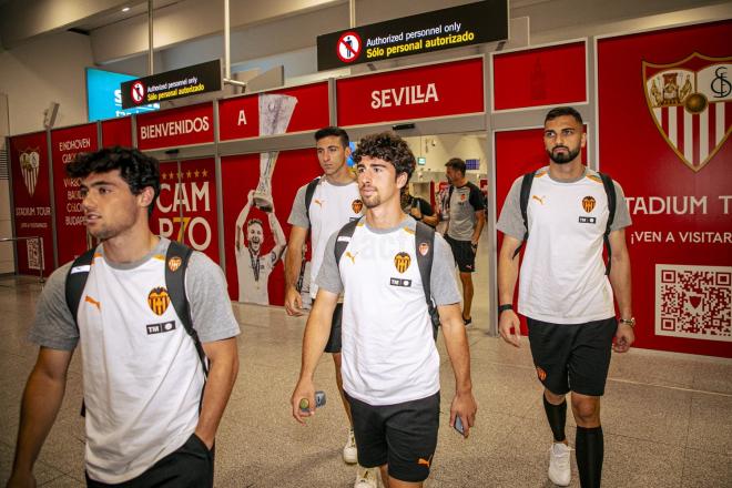 El Valencia llega a Sevilla