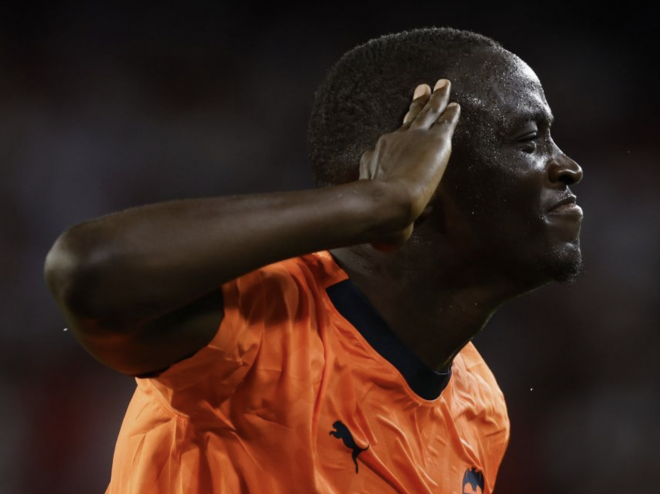 Diakhaby anotó el primer tanto en la victoria del Valencia