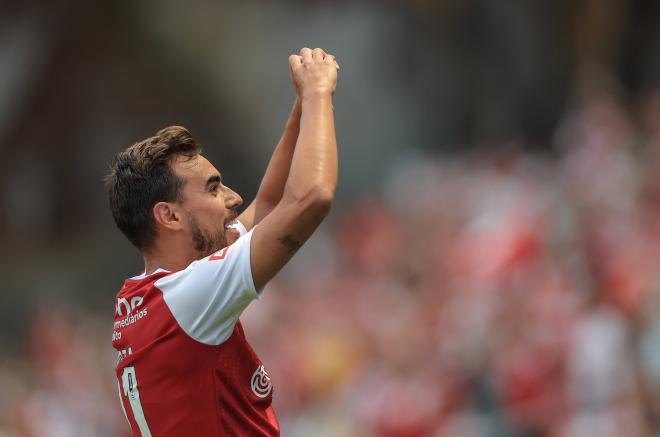 Ricardo Horta celebra su gol ante el Famaliçao. (Foto: Cordon Press)