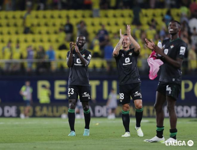 Andrés Guardado tras el partido contra el Villarreal.