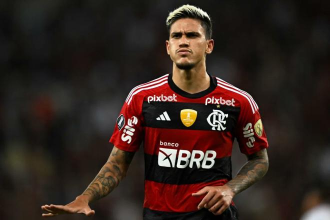 Pedro, delantero del Flamengo.