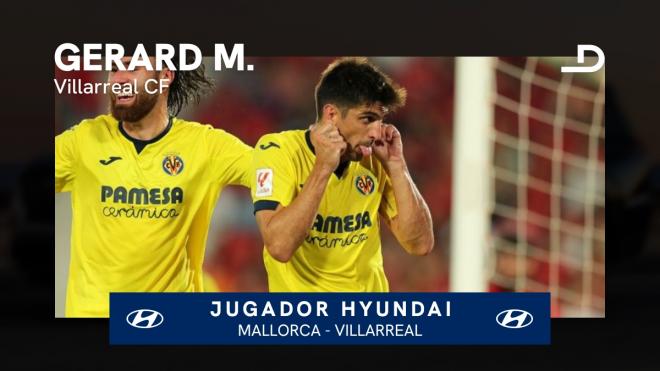 Gerard Moreno, Jugador Hyundai del Mallorca-Villarreal.