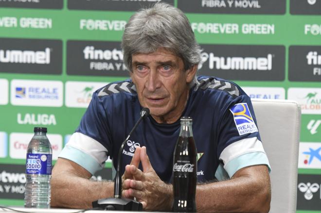 Manuel Pellegrini, entrenador del Betis (Foto: Kiko Hurtado).