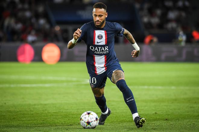 Neymar, en su etapa en el PSG. Fuente: Cordon Press.