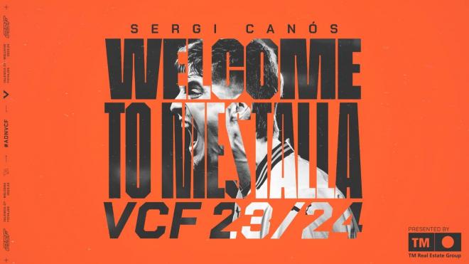 Sergi Canós, nuevo jugador del Valencia.