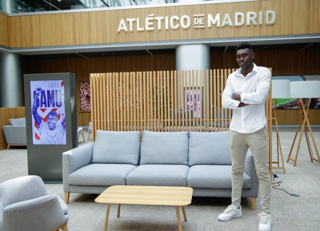 Samu Omorodion, nuevo jugador del Atlético de Madrid (Foto: ATM).