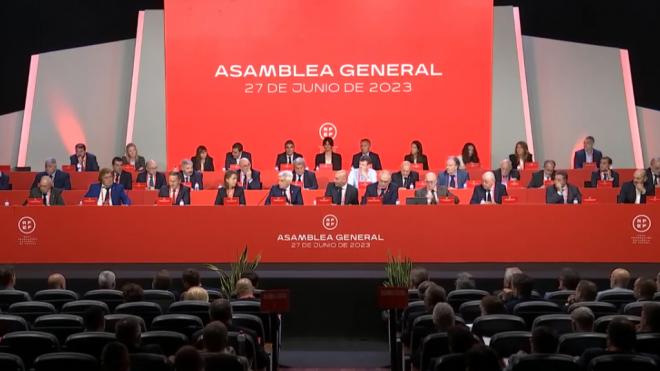 Imagen de la Asamblea General de la RFEF el pasado 27 de junio.