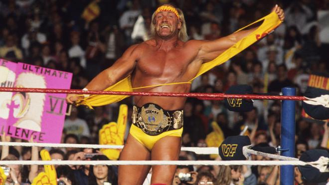 Hulk Hogan en la década de los 90 en la WWE.
