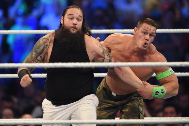 Bray Wyatt, en un combate con John Cena. (Cordon Press)