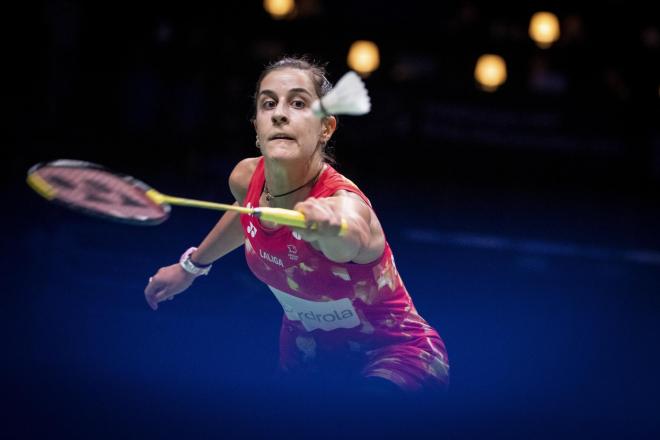 Carolina Marín, en el Campeonato del Mundo (FOTO: EFE).