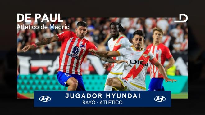 De Paul, Hyundai del Rayo-Atlético.