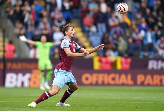 Sander Berge, jugador del Burnley de Vincent Kompany. Fuente: Cordon Press.