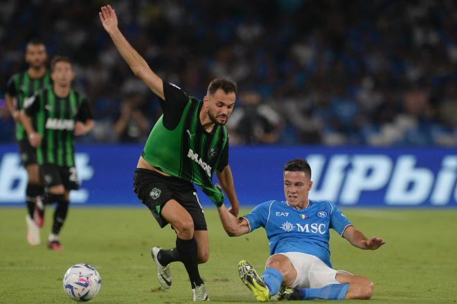 ElSassuolo no consiguió puntuar ante el Nápoles y buscará hacerlo ante el Hellas Verona. Fuente: Cordon Press.