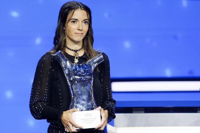 Aitana Bonmatí, premiada como mejor jugadora de la FIFA (FOTO: EFE).