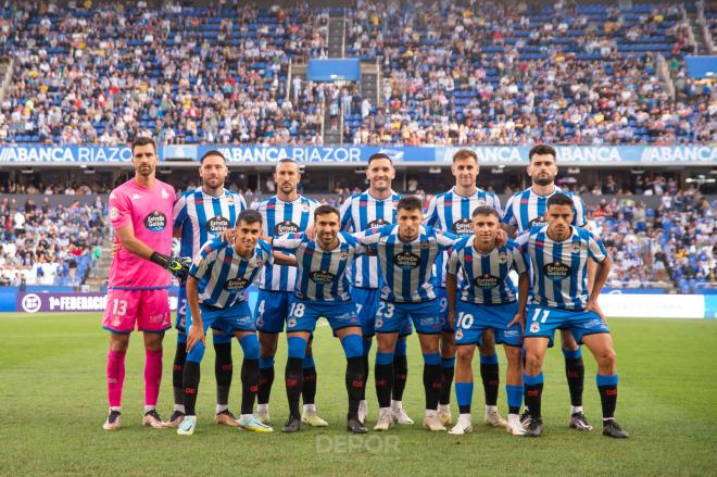 Once del Deportivo ante el Rayo Majadahonda (Foto: RCD)