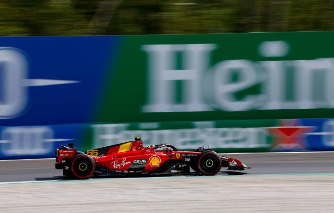 Carlos Sainz, en la clasificación de Monza (Foto: cordon Press).