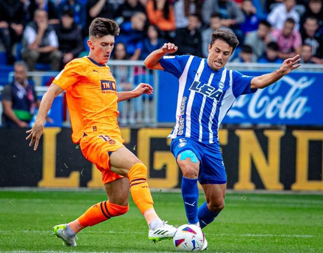 Pepelu en el último Deportivo Alavés - Valencia CF (Foto: VCF)
