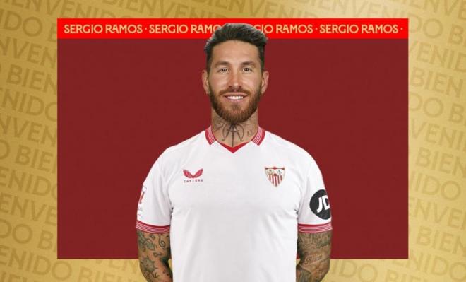 Sergio Ramos, nuevo jugador del Sevilla.