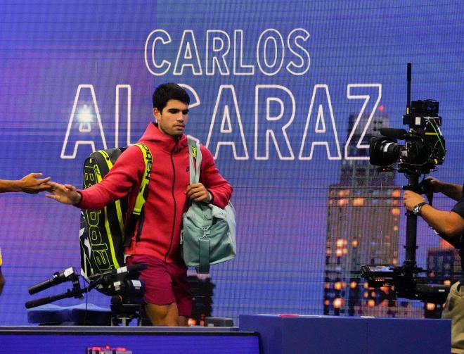 Carlos Alcaraz, en el US Open. (Cordon Press)