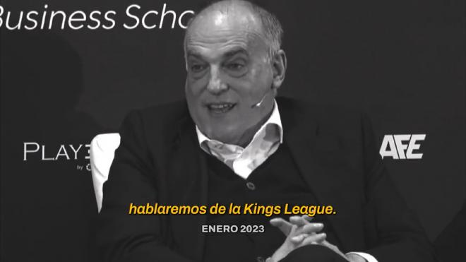 Javier Tebas habla sobre la Kings League