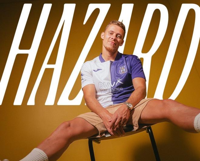 Thorgan Hazard, nuevo jugador del Anderlecht.