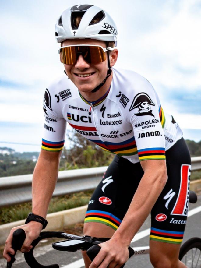 Remco Evenepoel en la Vuelta a España 2023.
