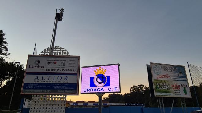 La Corredoria, donde juega el Urraca CF.