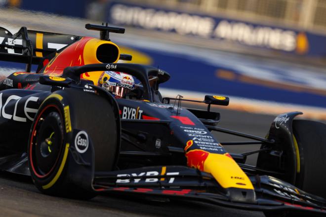 Max Verstappen, de Red Bull, en el GP de Singapur (Foto: Cordon Press).