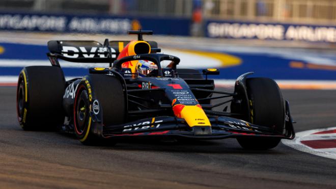 Max Verstappen, de Red Bull, en el GP de Singapur (Foto: Cordon Press).