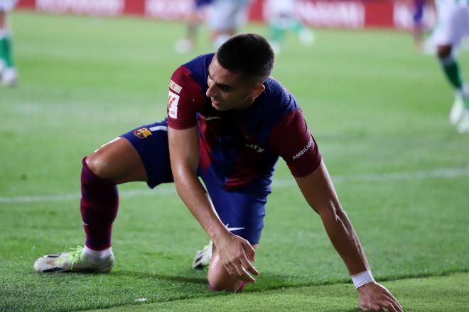 Ferran Torres, en un partido con con el Barcelona (Foto: Cordon Press).