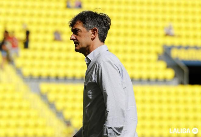 Pacheta en su debut con el Villarreal ante el Almería. Fuente: LALIGA.
