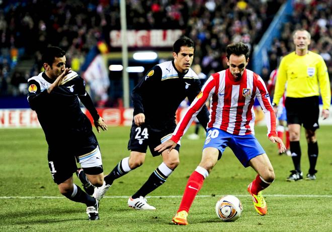 Imagen del Atlético - Lazio de 2012. (Foto: Cordon Press)