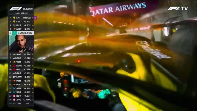 Lewis Hamilton y su destreza al volante. (Redes Sociales)