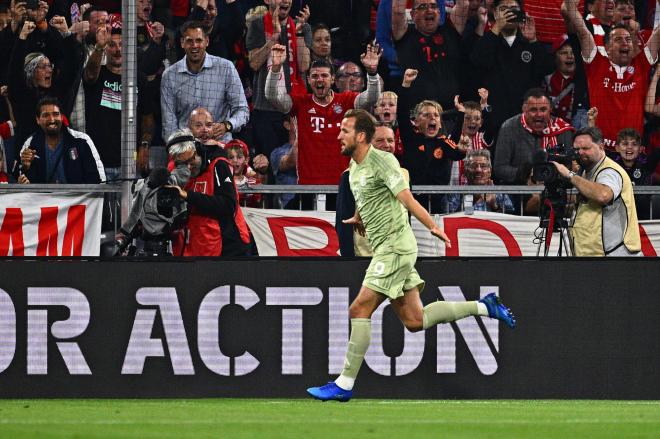 Harry Kane celebra un gol con el Bayern (FOTO: Cordón Press).