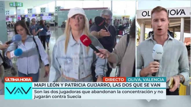 Mapi León y Patri Guijarro abandonan la concentración en Oliva