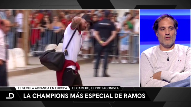 David Sánchez hablando de Ramos en 'ElDesmarque Madrugada'.