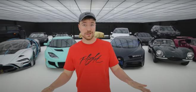 MrBeast comparando coches de diferentes precios (Foto: YouTube).