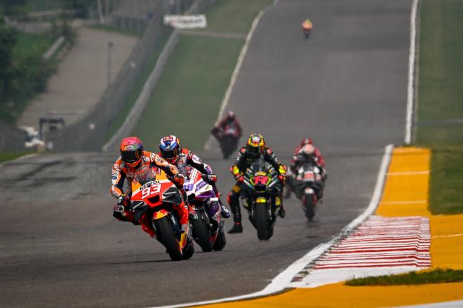 Marc Márquez, de Honda, en el GP de India (Foto: Cordon Press).