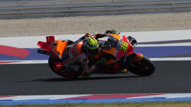 Joan Mir, piloto de Honda, en el GP de San Marino (Foto: Cordon Press).