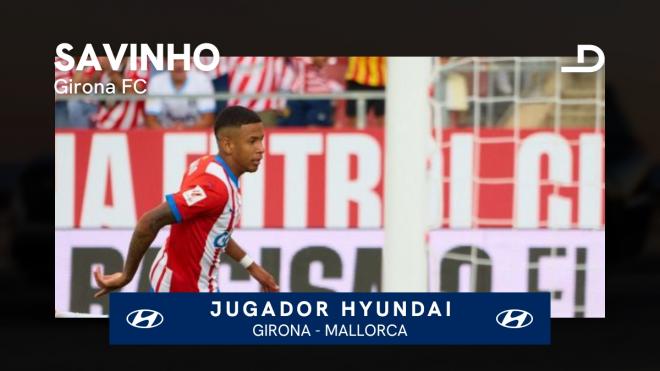 Savinho Moreira, Jugador Hyundai del Girona-Mallorca.