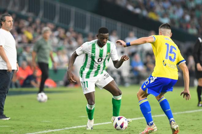 Luiz Henrique, ante el Cádiz (Foto: Kiko Hurtado)