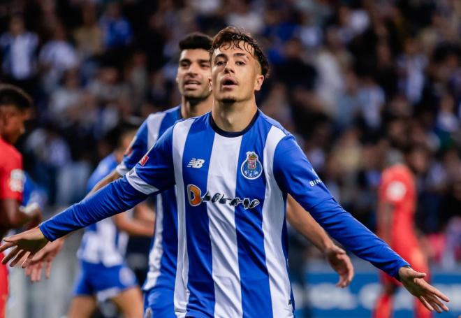Iván Jaime celebra su primer gol con el Oporto. (Foto: FC Porto)