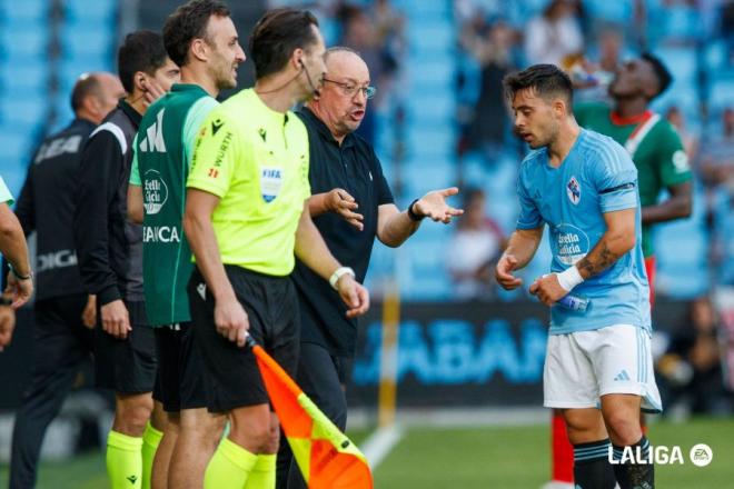 Benítez ante el Alavés en el Balaídos. (Foto: LaLiga).