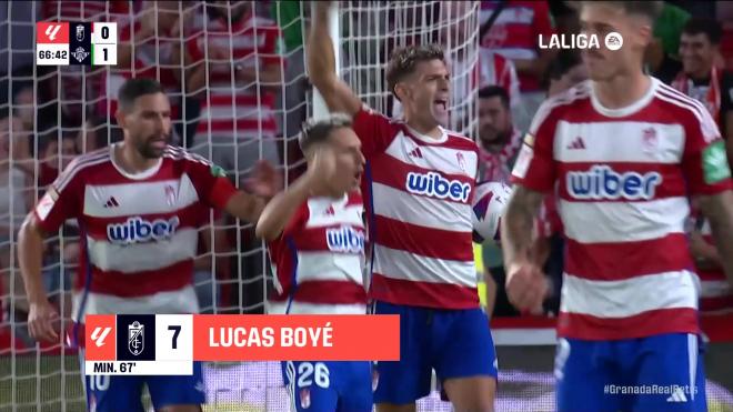 Granada 1-1 Real Betis: Gol de Lucas Boyé